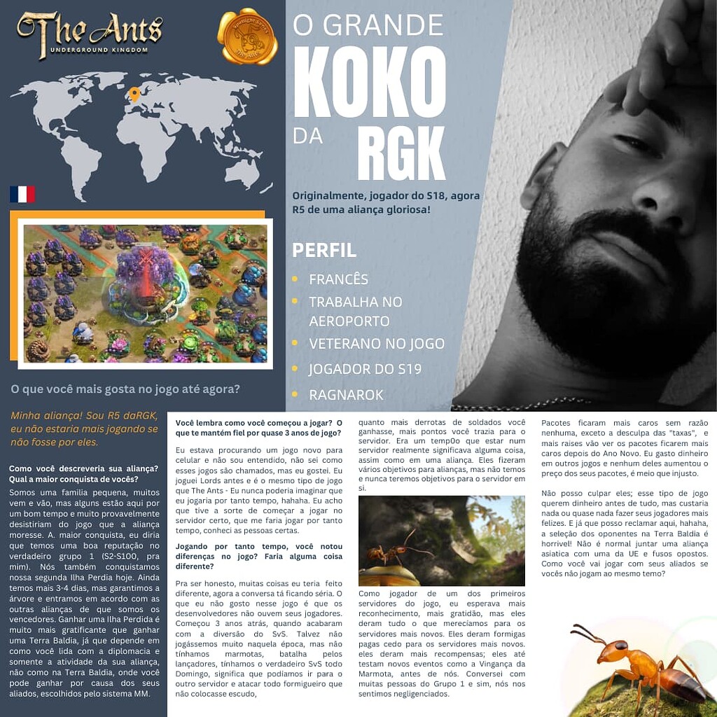 Meu Momento Especial - KOKO - Player Profiles - The Ants: Underground