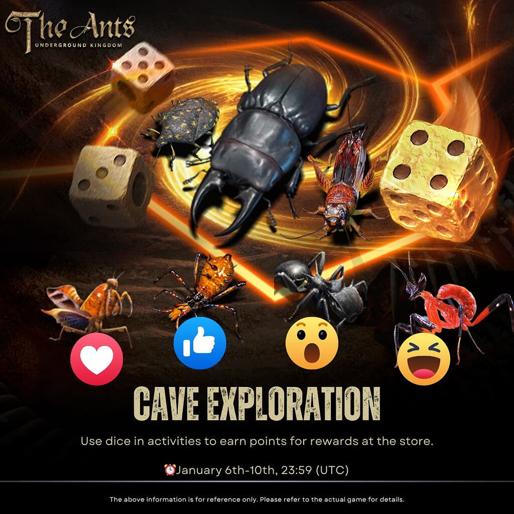 Cave Exploration is here! (January 6, 2025) - Events - The Ants ...