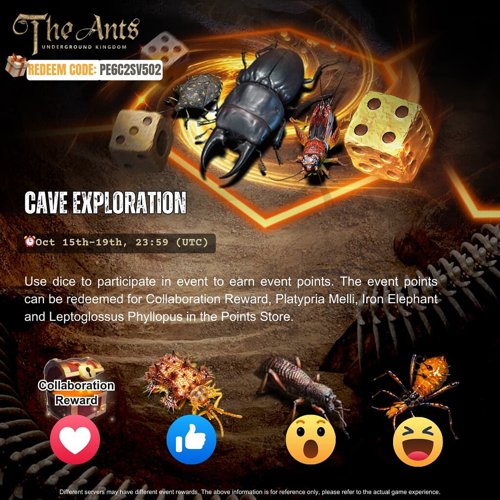 The Cave Exploration is coming (October 15, 2024) - Events - The Ants ...