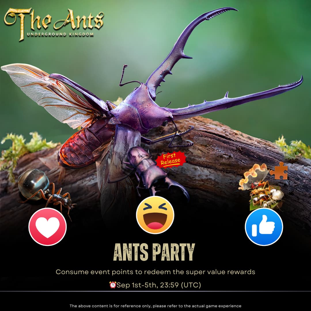 The Ants Party is coming (Septemeber 01, 2025) - Events - The Ants